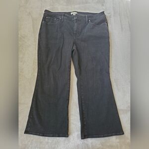 Madewell Mid Rise Kickout Jeans Womens Plus Size 22 W Stretch Comfort